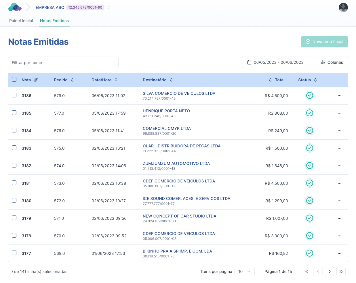 App screenshot